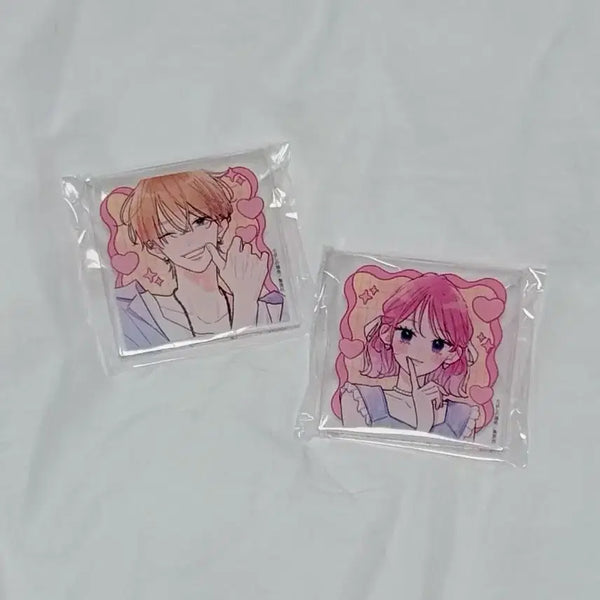 [BUNJANG] Unsealed Bullets of I LOVE YOU Acrylic Badge 2 Types Bundle Set / 미개봉) 불가항력의 I LOVE YOU 아크릴 뱃지 2종 일괄