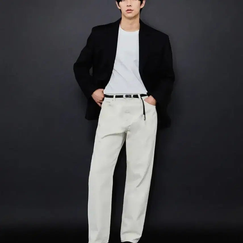 [BUNJANG] Order Archive Minimal Wide Jeans - Natural Cream / 오더아카이브 Minimal wide jeans - 내츄럴크림진