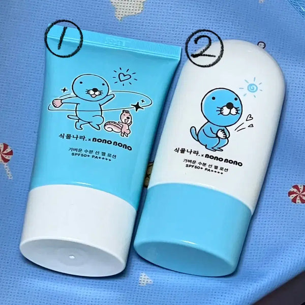 [BUNJANG] Singles Nature Bonobono Lightweight Moisture Sun Gel Lotion 60ml Sunscreen / 식물나라 보노보노 가벼운 수분 선 젤 로션 60ml 선크림