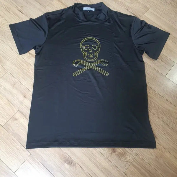 [BUNJANG] Mark &ロナ Skull Golf Cooling Short-Sleeve T-Shirt White / 마크앤로나 해골골프 냉감반팔티셔츠 화이트 (100)새상품
