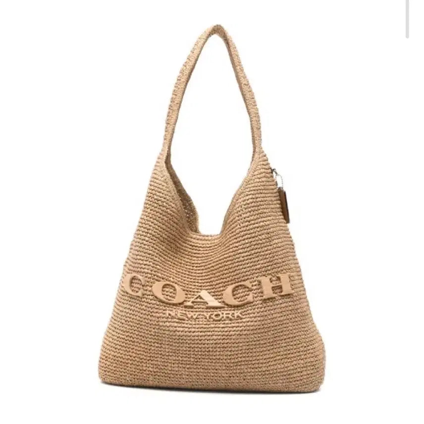 [BUNJANG] Coach Brooklyn Shoulder Bag 28 Straw Leather / (새상품) 코치 브루클린 숄더백