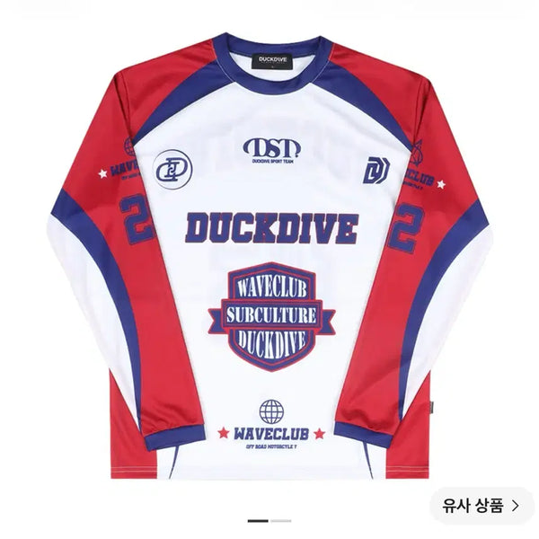 [BUNJANG] Deokdive Off-Road Mesh Long Sleeve Red M / 덕다이브 오프로드 매쉬 롱슬리브 레드M