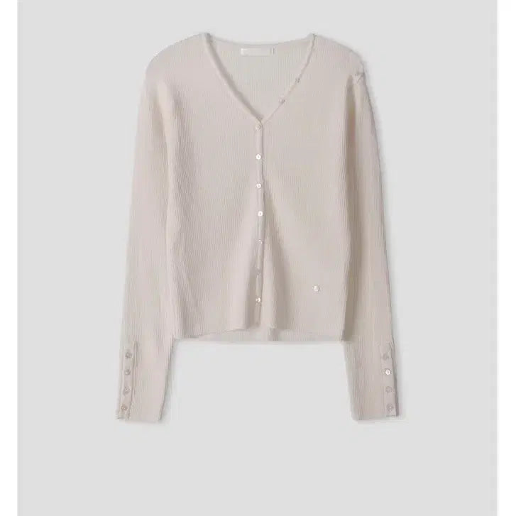 [BUNJANG] The Vows Bijou Pearl Cardigan Baby Pink / 인더바즈 비쥬 진주 가디건 베이비핑크
