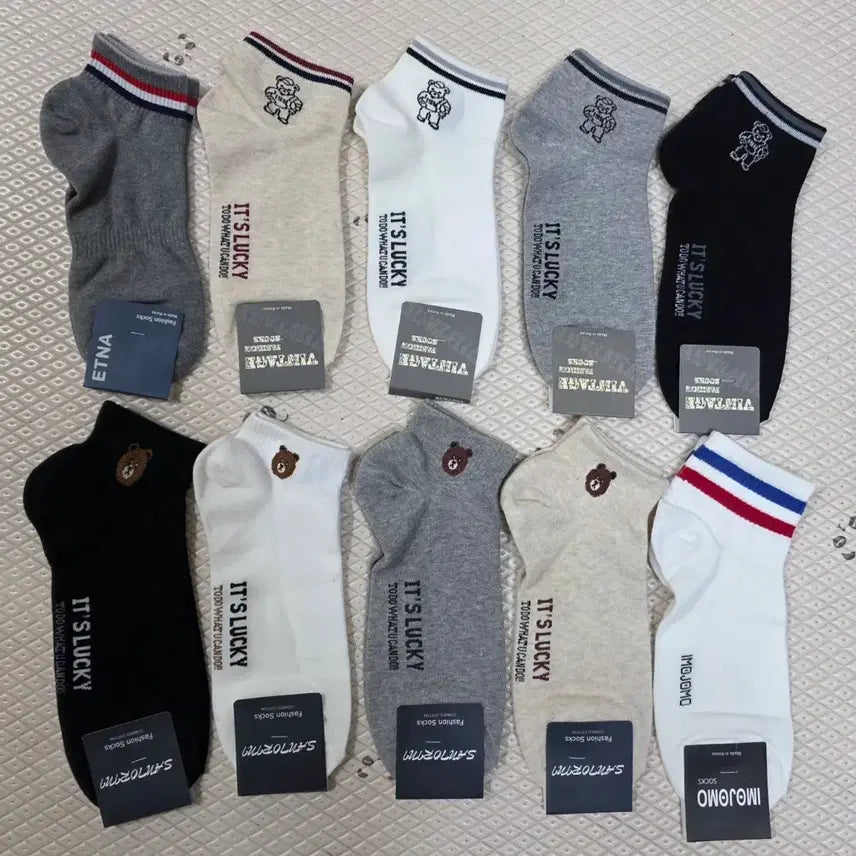 [BUNJANG] Men's Socks 10-Pair Set / 국산* 남성양말* 10컬레* 새제품 *