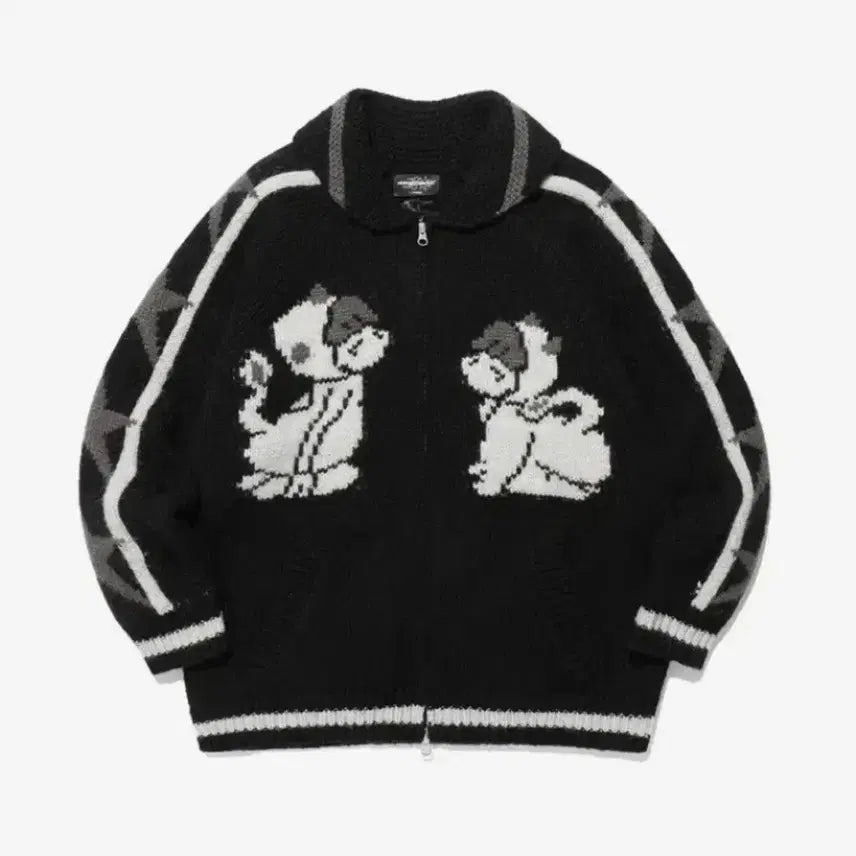 [BUNJANG] Nice Ghost Club Devil Cowichan Sweater / 나이스고스트클럽 데빌 코위찬
