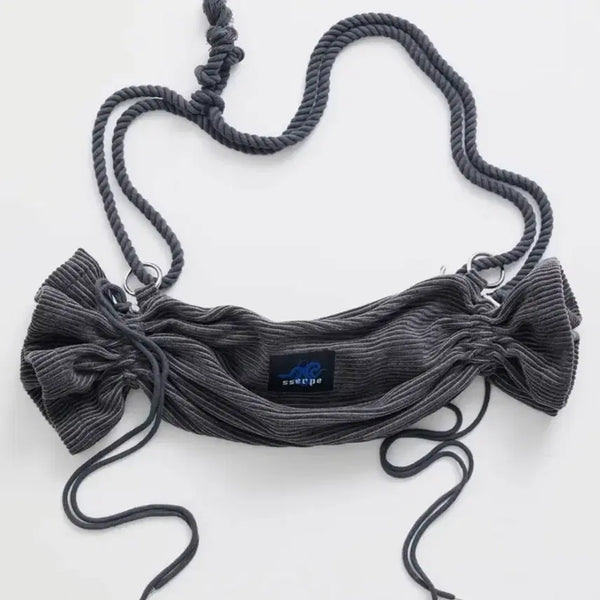 [BUNJANG] Serpui Hammock Bag Charcoal / 쎄르페 해먹백 차콜