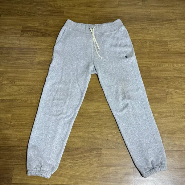 [BUNJANG] Polo Ralph Lauren Fleece Sweatpants Grey M / 폴로 RL 플리스 스웨트팬츠 그레이 M 큐얄인증