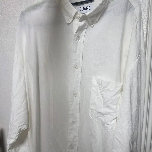 [BUNJANG] SUARE Linen Tencel Oversized Fit Shirt / 수아레 린넨 텐셀 오버핏셔츠