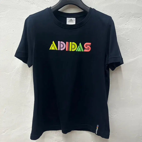 [BUNJANG] Adidas Women's Navy Short Sleeve T-Shirt Size 90 / 아디다스 여 티셔츠 네이비/반팔 90
