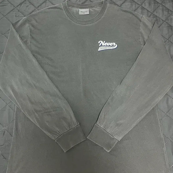 [BUNJANG] thisisneverthat Never L/S Tee Charcoal Long Sleeve T-Shirt / 디스이즈네버댓 롱슬리브 L