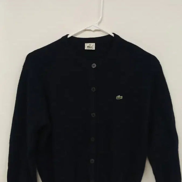 [BUNJANG] Lacoste Navy Cardigan / 라코스테 가디건 네이비