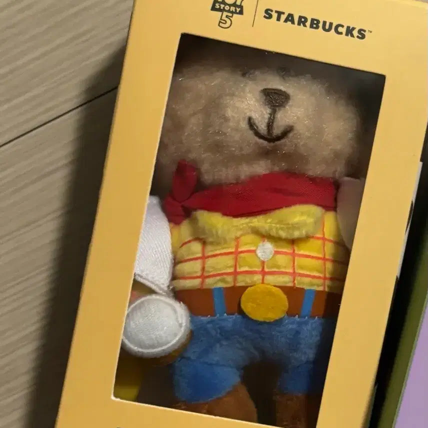 [BUNJANG] Starbucks Toy Story Woody Bearista Keychain / 스타벅스 토이스토리 우디 베어리스타 키링(키체인)