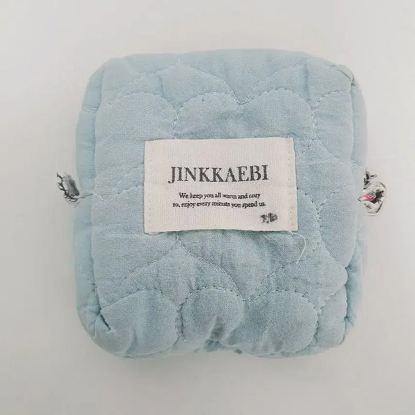 [BUNJANG] JINKKAEBI Sky Blue Pouch / JINKKAEBI 하늘색 파우치