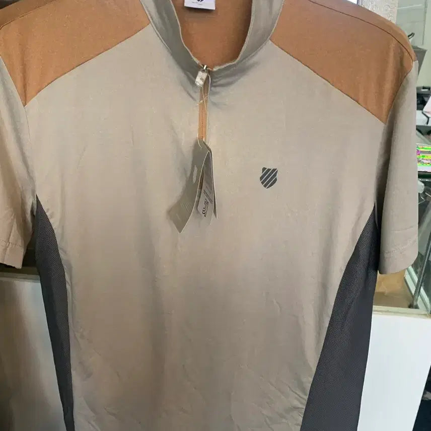 [BUNJANG] Swiss Pilot Short Sleeve Polo Shirt Beige / 스위스파일럿 반팔 카라티 베이(새상품)