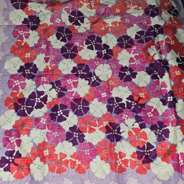 [BUNJANG] Zara Patterned Scarf Purple / 자라 패턴 스카프 보라색