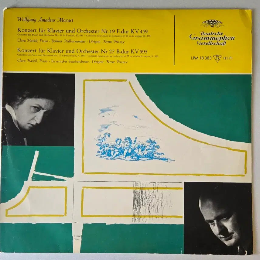 [BUNJANG] Clara Haskil Mozart Piano Concertos No. 19 & 27 LP (Original German DGG Tulip Pressing) / 클라라 하스킬-모차르트 피아노협주곡 19번&27번 LP(DGG 초반)