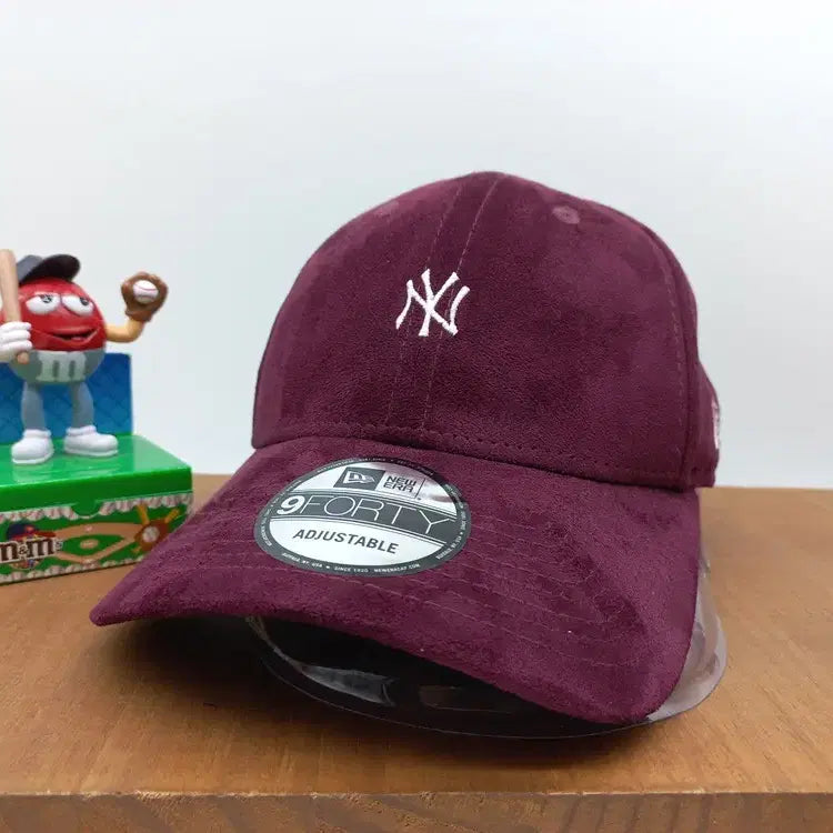 [BUNJANG] New Era MLB Mini New York Yankees Cap Burgundy / 뉴에라 MLB 미니 뉴욕 양키스 볼캡 카디날 버건디