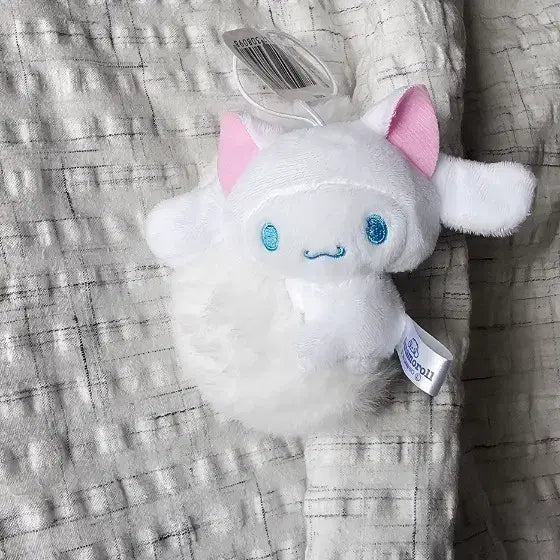[BUNJANG] Cinnamoroll Fox Tail Keychain Plush / 여우꼬리를 한 시나모롤 키링 인형
