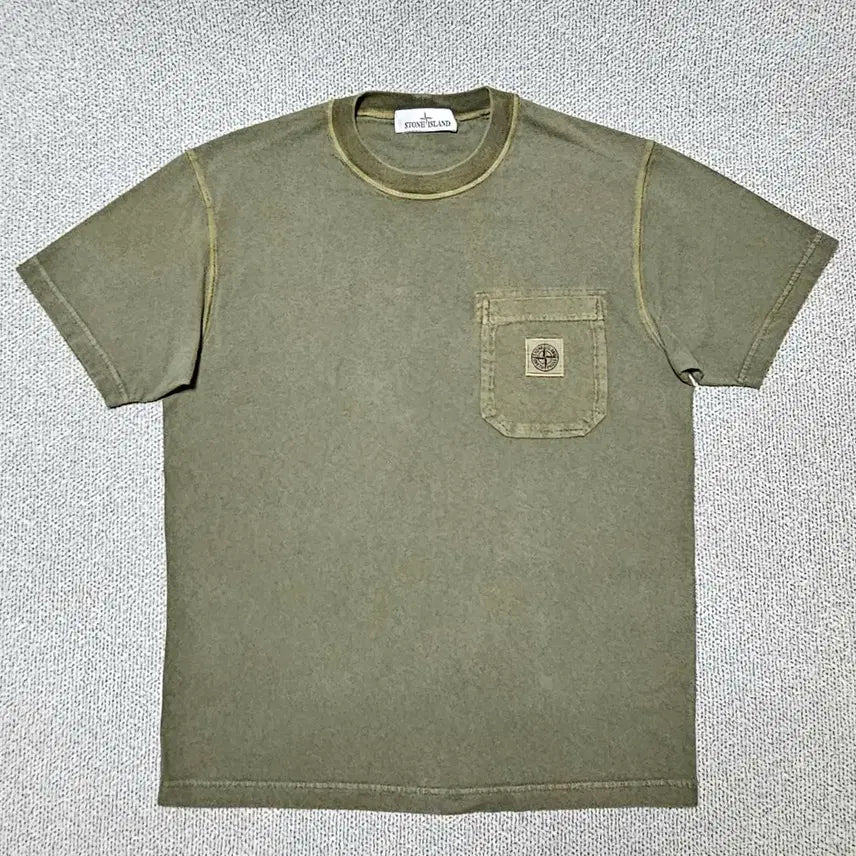 [BUNJANG] Stone Island Organic Cotton Short Sleeve T-Shirt M / [M 사이즈] 스톤아일랜드 오가닉코튼 숏슬리브