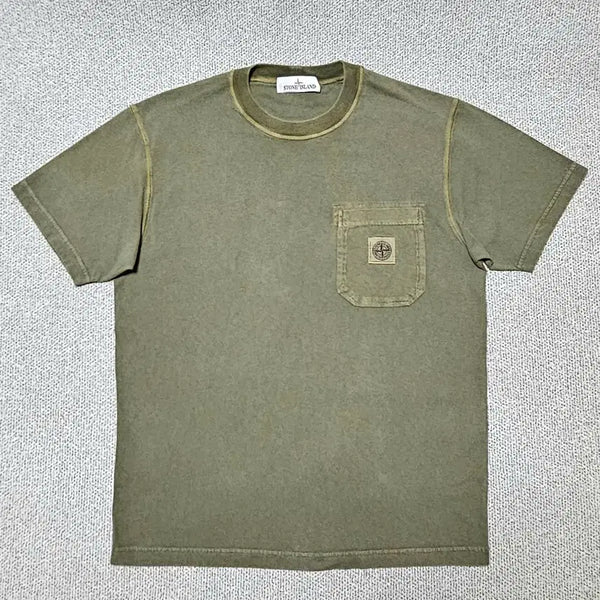 [BUNJANG] Stone Island Organic Cotton Short Sleeve T-Shirt M / [M 사이즈] 스톤아일랜드 오가닉코튼 숏슬리브