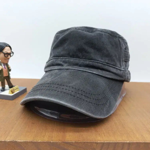 [BUNJANG] UGIZ Vintage Baker Boy Cap Charcoal / 군모 모자 UGIZ 빈티지 차콜