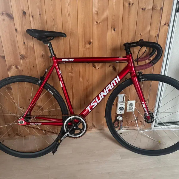 [BUNJANG] Tsunami Red Wine L Size Bicycle / 쓰나미 레드와인 무하자 L사이즈 급처