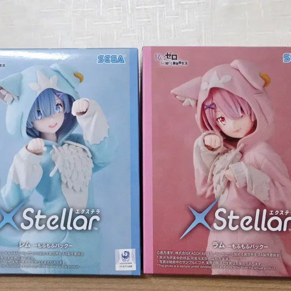 [BUNJANG] Re:Zero Rem & Ram 'Mofumofu' Figure Bundle (Sealed) / [정품/미개봉] Re:제로 세가 렘 & 람 모후모후 피규어 일괄 판매