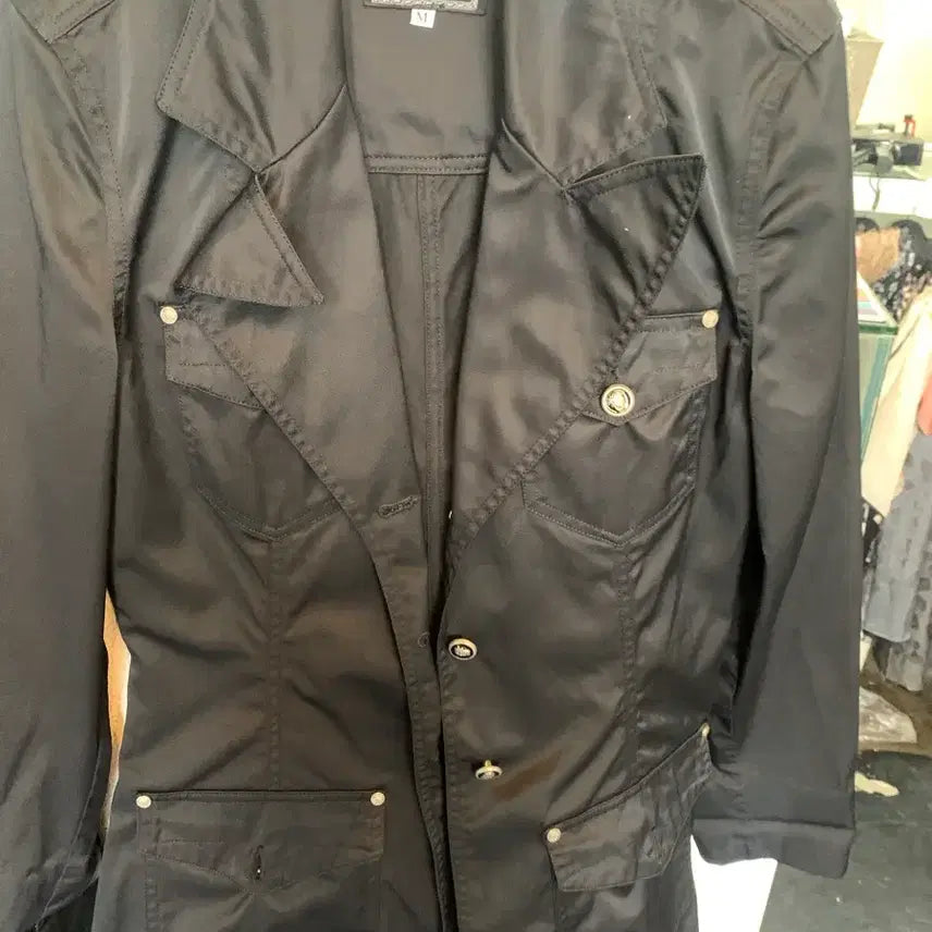 [BUNJANG] Versace Jeans Couture Black Jacket XL / 베르사체 진스 꾸뛰르 블랙 자켓 XL