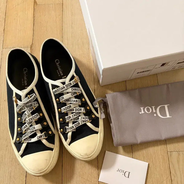 [BUNJANG] Dior Walk'n'Dior Navy Sneakers / 디올 워크앤디올