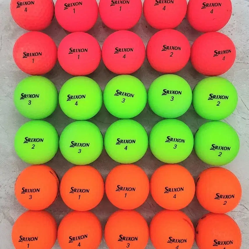 [BUNJANG] Srixon Matte Golf Balls (A+/A Grade) - 30 Count / 스릭슨 무광볼 A+/A급 30개 골프공 로스트볼