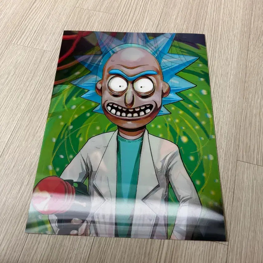[BUNJANG] Rick and Morty Lenticular Poster / 릭앤모티 랜티큘러 포스터