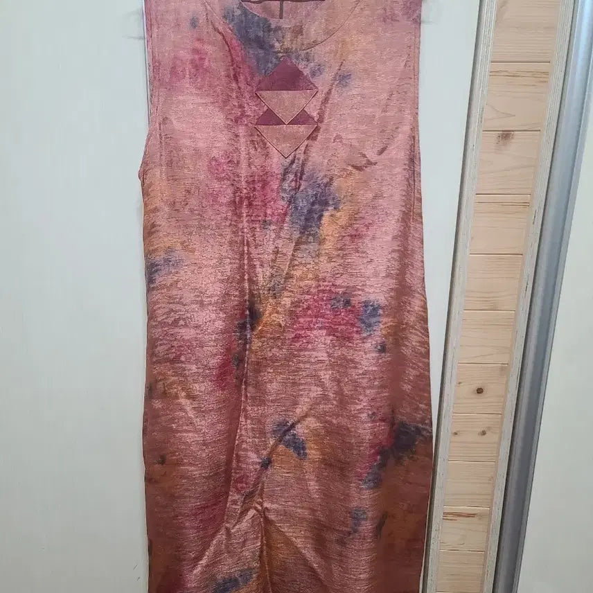 [BUNJANG] Sleeveless Tie-Dye Maxi Dress / 나염 민소매 원피스 상태는최상입니다