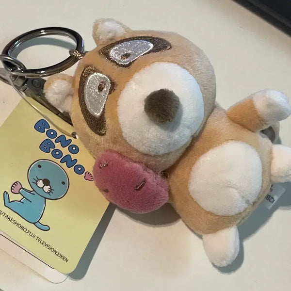 [BUNJANG] Bonobono Nuburi Doll Keyring / 보노보노 너부리 인형 키링
