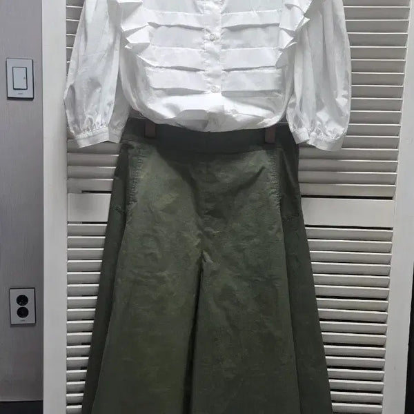 [BUNJANG] JS New York 100% Cotton Blouse / JS.NEW YORK 면100 블라우스