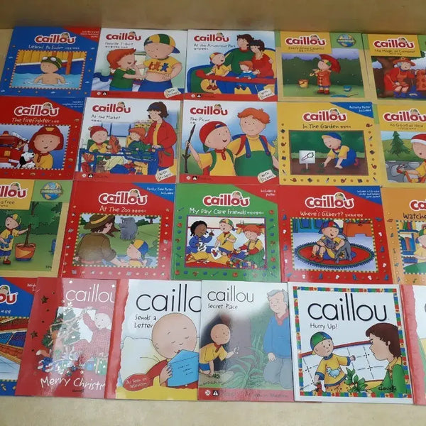 [BUNJANG] Caillou Series (Korean/English) Set / Caillou (페이퍼백) 시리즈 (한글/영어)시리즈