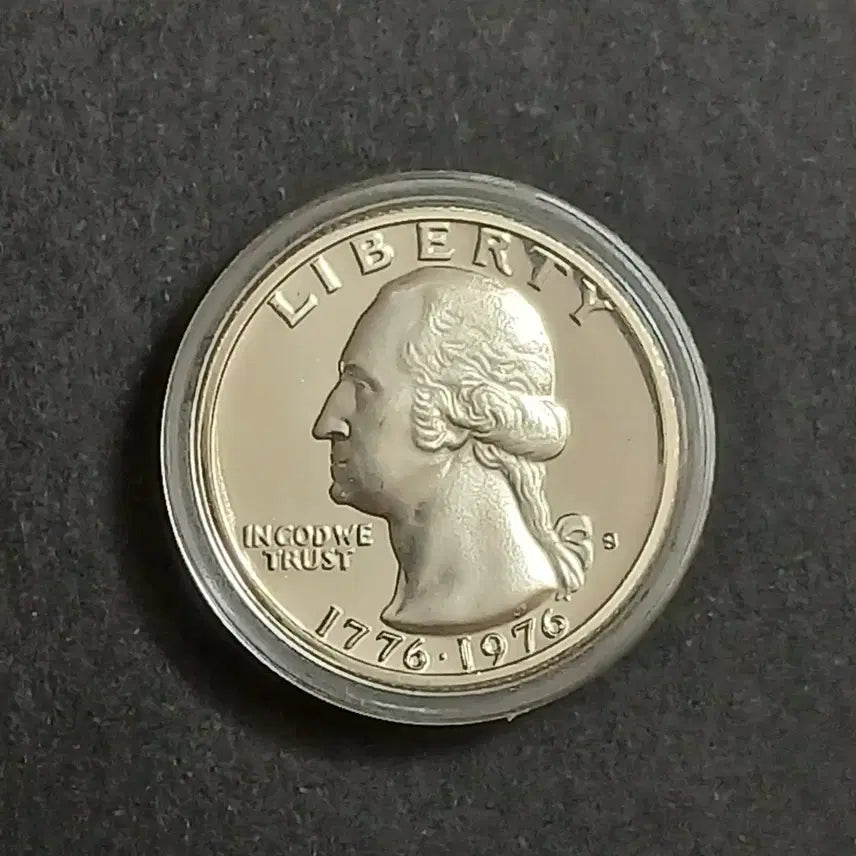 [BUNJANG] 1976 USA Bicentennial Washington Quarter Dollar "Proof" Silver Coin / (은화)미국1976 독립200주년 기념주화 "프루프" 워싱턴 쿼터 달러
