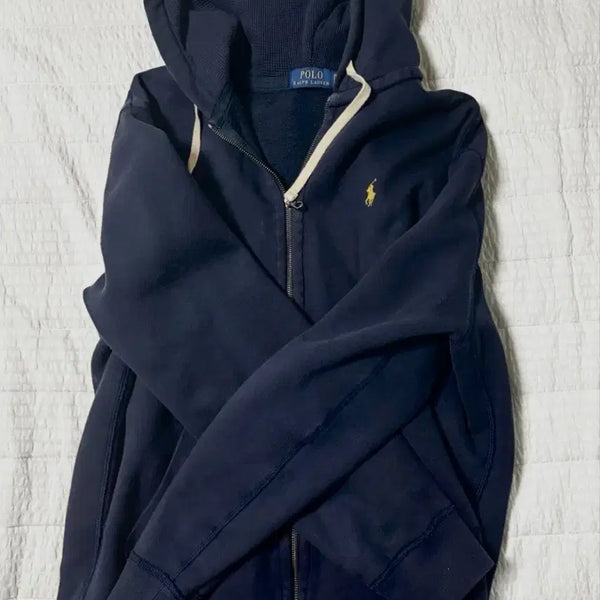 [BUNJANG] Polo Ralph Lauren Navy Hooded Zip-Up (New Model) / 폴로 랄프로렌 네이비 후드 집업 신형