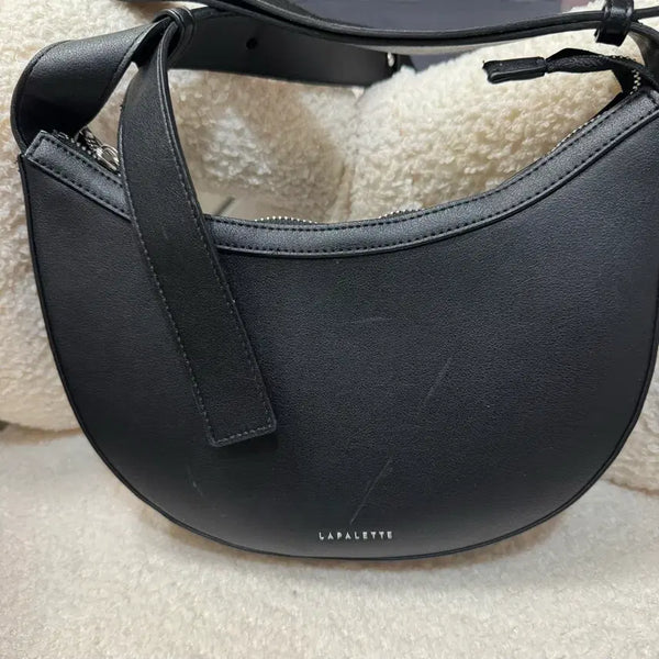 [BUNJANG] Lapalette Black Hobo Bag / 라빠레뜨 블랙 호보백