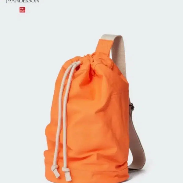 [BUNJANG] UNIQLO JW Anderson 2WAY Drawstring Bag Orange / UNIQLO) JWA 2WAY 드로우스트링 백 오렌지