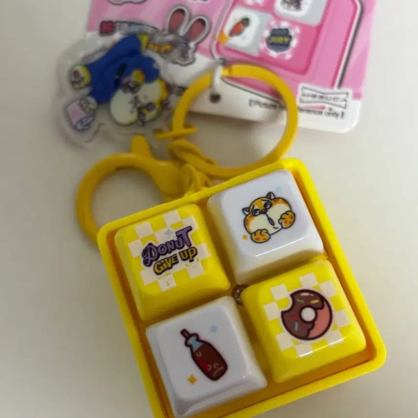 [BUNJANG] Zootopia Benjamin Clawhauser Keycap Keychain / 주토피아 벤자민 클로하우저 키캡키링