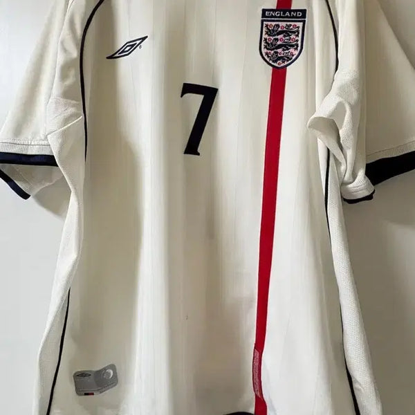 [BUNJANG] England National Football Team 2001-2003 Beckham #7 Jersey / 잉글랜드 01-03 유니폼