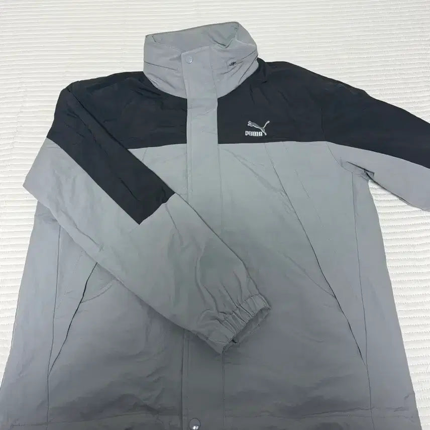 [BUNJANG] Puma Windbreaker Jacket Grey/Black M / 푸마 바람막이 자켓 그레이/블랙 M 팝니다
