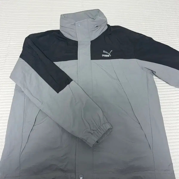 [BUNJANG] Puma Windbreaker Jacket Grey/Black M / 푸마 바람막이 자켓 그레이/블랙 M 팝니다