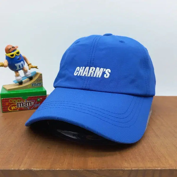 [BUNJANG] CHARMS Logo Camp Cap Blue / 중고 캠프캡 모자 CHARMS 참스 블루