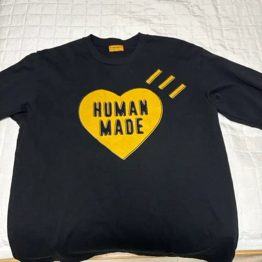 [BUNJANG] Human Made Long Sleeve T-shirt Black L / 휴먼메이드 롱슬리브