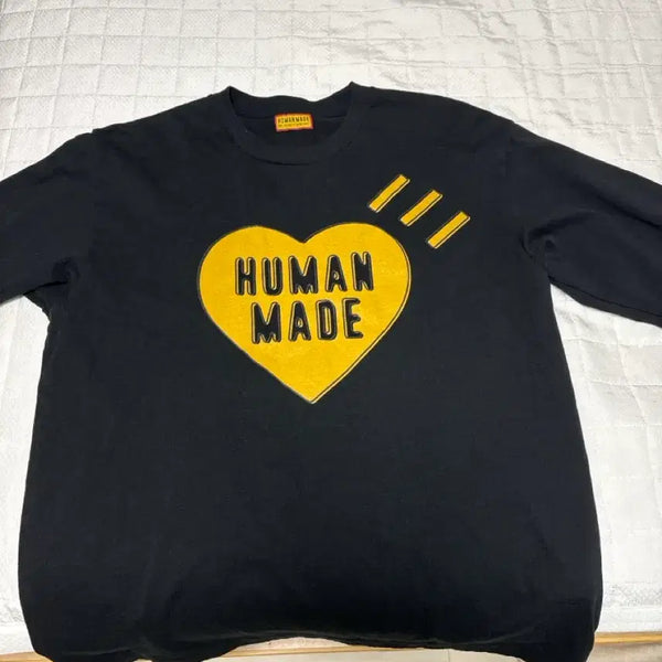 [BUNJANG] Human Made Long Sleeve T-shirt Black L / 휴먼메이드 롱슬리브