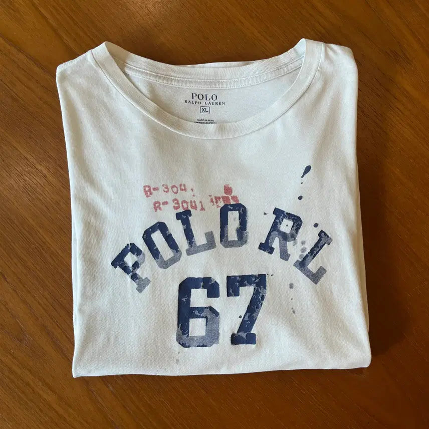 [BUNJANG] Polo Ralph Lauren RL67 Print T-Shirt / 폴로 랄프 로렌 반팔 티셔츠