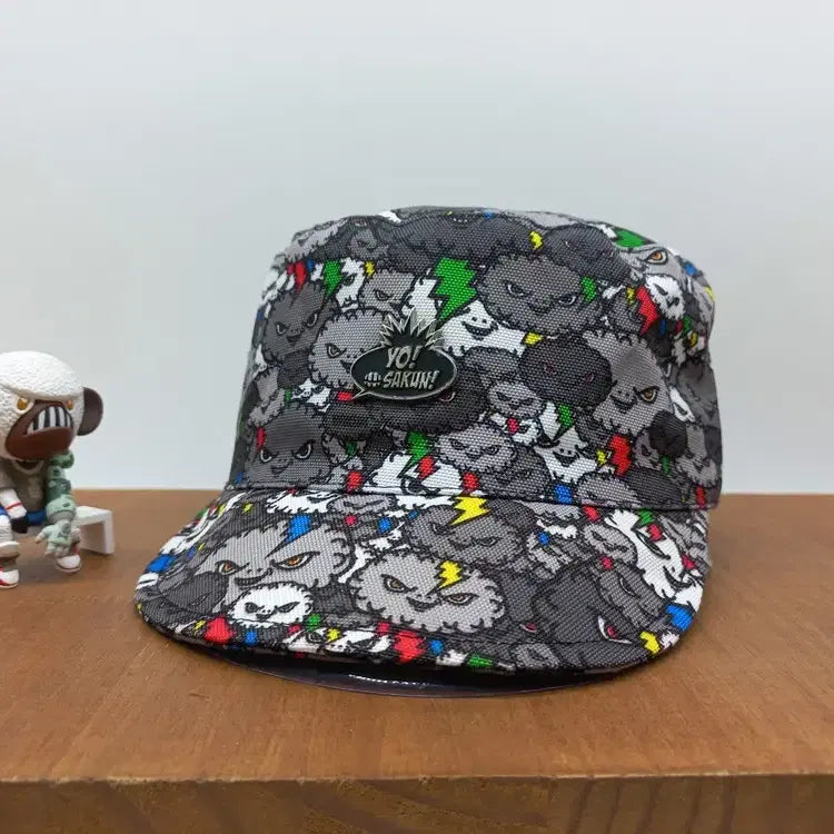 [BUNJANG] SAKUN Multi Hip Hop Snapback Hat / 빈티지 모자 사쿤 힙합 스냅백 YO! SAKUN! 멀티
