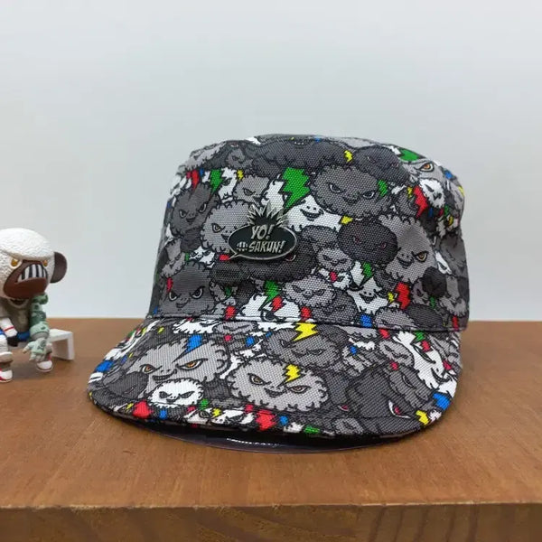 [BUNJANG] SAKUN Multi Hip Hop Snapback Hat / 빈티지 모자 사쿤 힙합 스냅백 YO! SAKUN! 멀티