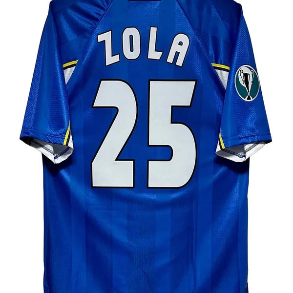 [BUNJANG] Chelsea 1997-1999 Gianfranco Zola Home Football Jersey XL / 97-99 첼시 홈 반팔 No.25 졸라 유니폼 판매